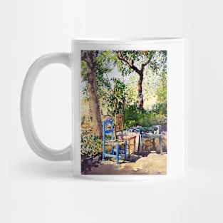 A Shady Corner in La Barriada De Alcora Mug